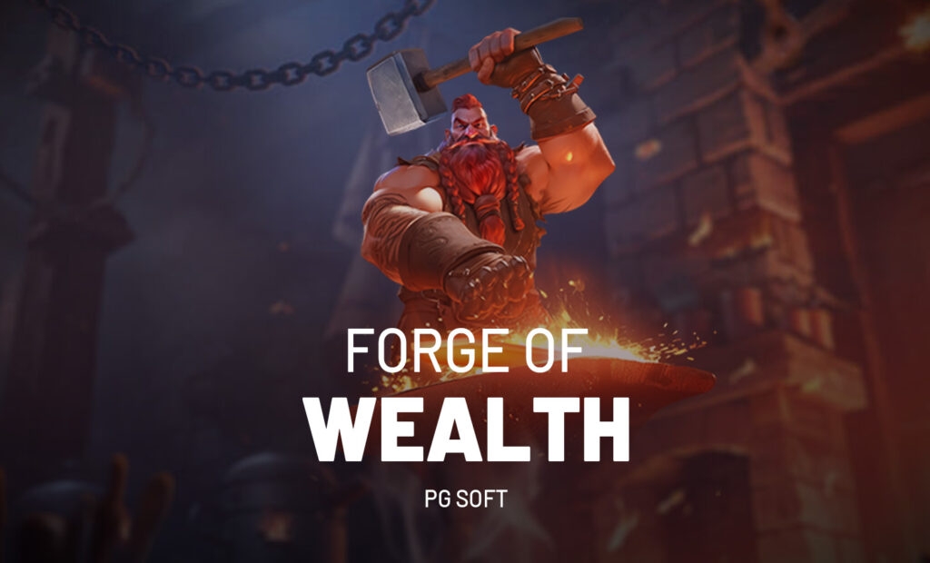 slot online, PG Slots, Forge of Wealth, símbolos especiais, jogabilidade.