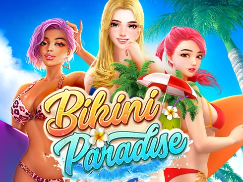 Bikini Paradise, PG Slots, rodadas grátis, multiplicadores, RTP alto.